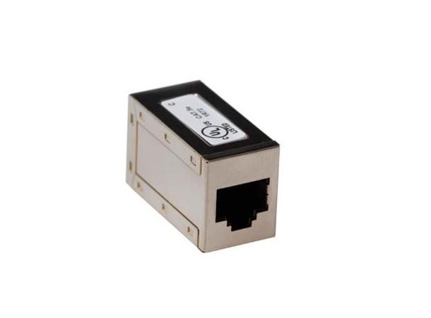 Adapter STP Cat.6A Skjøtestykke Ethernet RJ45 Skjøtestykke 